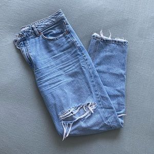 Dynamite Claudia Distressed Mom Jeans